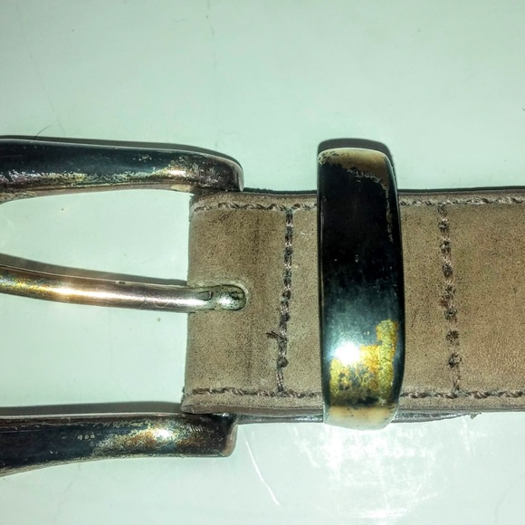 Vintage Lejon for Nordstrom nubuck belt size S - Picture 3 of 5